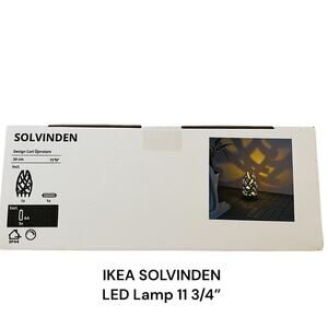 IKEA SOLVINDEN LED Table Lamp, Battery Operated/Outdoor, 11 3/4 "